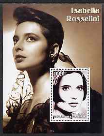 Benin 2002 Isabella Rossellini perf s/sheet #01 unmounted mint