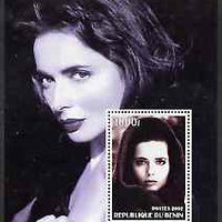 Benin 2002 Isabella Rossellini perf s/sheet #02 unmounted mint