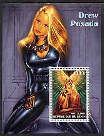 Benin 2002 Fantasy Art by Drew Posada #1 (Pin-ups) perf m/sheet unmounted mint