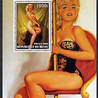 Benin 2002 Fantasy Art by Baron Jerry von Lind #2 (Pin-ups) perf m/sheet unmounted mint