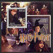 Turkmenistan 2001 Harry Potter perf m/sheet unmounted mint