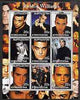 Kyrgyzstan 2001 Robbie Williams perf sheetlet containing 9 values unmounted mint