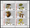 Karelia Republic 1997 Fungi #2 perf sheetlet containing complete set of 6 values unmounted mint