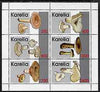 Karelia Republic 1997 Fungi #3 perf sheetlet containing complete set of 6 values unmounted mint