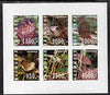 Kalmikia Republic 1998 Birds imperf sheetlet containing complete set of 6 values unmounted mint