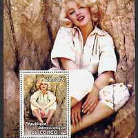 Congo 2002 Marilyn Monroe #02 perf m/sheet unmounted mint