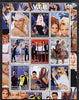 Turkmenistan 2000 VIP (TV Series) perf sheetlet containing 9 values unmounted mint (Pamela Anderson etc)