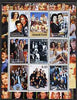 Tadjikistan 2000 Melrose Place (TV Series) perf sheetlet containing 9 values unmounted mint