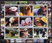 Kyrgyzstan 2000 Dogs perf sheetlet containing 9 values unmounted mint