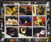Tadjikistan 2000 Domestic Cats perf sheetlet containing 9 values unmounted mint
