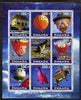 Rwanda 2000 Balloons perf sheetlet containing 9 values unmounted mint
