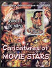 Congo 2001 Caricatures of Movie Stars - Robert De Niro perf souvenir sheet unmounted mint