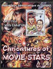 Congo 2001 Caricatures of Movie Stars - Married With Children perf souvenir sheet unmounted mint