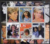 Turkmenistan 2000 A Tribute to Princess Diana #2 perf sheetlet containing 6 values unmounted mint
