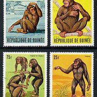Guinea - Conakry 1969 Tarzan (Chimpanzees) set of 4 unmounted mint, SG 689-92, Mi 532-35*