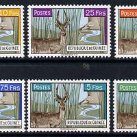Guinea - Conakry 1961 Reedbuck set of 6 SG 268-73 (Mi 86-91)