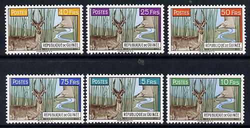 Guinea - Conakry 1961 Reedbuck set of 6 SG 268-73 (Mi 86-91)