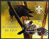 Congo 2004 Birds - Forets et Prairies de L'Est #2 (Vulture) perf s/sheet with Scout Logo in background unmounted mint