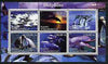 Turkmenistan 2000 Dolphins perf sheetlet containing 6 values unmounted mint