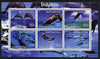 Kyrgyzstan 2000 Dolphins perf sheetlet containing 6 values unmounted mint