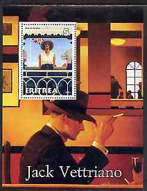 Eritrea 2001 Art of Jack Vettriano #2 perf s/sheet unmounted mint