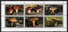 Mordovia Republic 1999 Fungi perf sheetlet containing complete set of 6 values unmounted mint