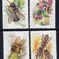 Russia 1989 Bees set of 4 unmounted mint, SG 5996-99, Mi 5950-53*