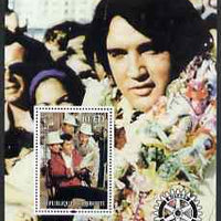 Djibouti 2004 Elvis Presley #1 perf s/sheet with Rotary Logo, unmounted mint