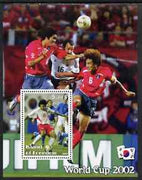 Island of Freedom 2002 Football World Cup #02 perf s/sheet unmounted mint