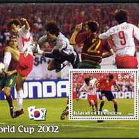 Island of Freedom 2002 Football World Cup #08 perf s/sheet unmounted mint