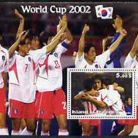 Island of Freedom 2002 Football World Cup #13 perf s/sheet unmounted mint