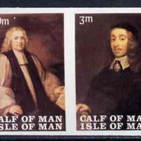 Calf of Man 1968 Paintings from Manx Museum #3 imperf set of 2 unmounted mint (Rosen CA120a-21a)