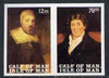 Calf of Man 1969 Paintings from Manx Museum #4 imperf set of 2 unmounted mint (Rosen CA139a-40a)