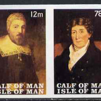 Calf of Man 1969 Paintings from Manx Museum #4 imperf set of 2 unmounted mint (Rosen CA139a-40a)