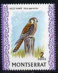 Montserrat 1970-74 American Kestral 2c on chalky paper unmounted mint, SG 243