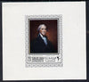 Sharjah 1968 American Artists imperf sheetlet containing 20 Dh value (Gilbert Stuart) unmounted mint as Mi 448