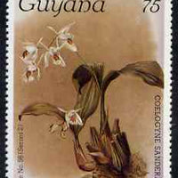 Guyana 1985-89 Orchids Series 2 plate 56 (Sanders' Reichenbachia) 75c unmounted mint, SG 1875