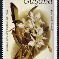 Guyana 1985-89 Orchids Series 2 plate 13 (Sanders' Reichenbachia) 90c unmounted mint, SG 1877