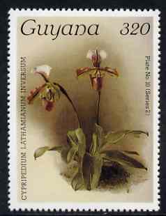 Guyana 1985-89 Orchids Series 2 plate 10 (Sanders' Reichenbachia) 320c unmounted mint, SG 1880