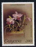 Guyana 1985-89 Orchids Series 2 plate 06 (Sanders' Reichenbachia) 390c unmounted mint, SG 1881