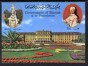 Sharjah 1970 Mozart imperf m/sheet Mi BL 74 unmounted mint