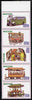 Naxcivan Republic 1999 Buses perf strip of 5 values complete unmounted mint