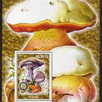 Congo 2002 Fungi #1 perf m/sheet with Rotary Logo unmounted mint