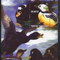 Congo 2002 Ducks #1 perf m/sheet unmounted mint