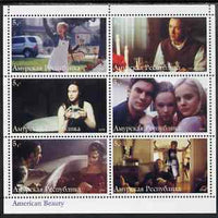 Amurskaja Republic 2000 American Beauty perf sheetlet containing 6 values unmounted mint