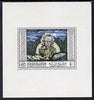 Sharjah 1968 American Artists imperf sheetlet containing 40 Dh value (John Wenger) unmounted mint as Mi 450