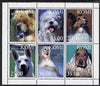 Komi Republic 1998 Dogs perf sheetlet containing set of 6 unmounted mint