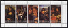 Buriatia Republic 1996 Classic Paintings perf set of 5 values unmounted mint