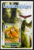 Central African Republic 2005 Young Animals of the World #5 (Owls) perf souvenir sheet containing 1 value with Scout logo, fine cto used