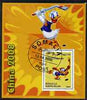 Somalia 2006 Beijing Olympics (China 2008) #08 - Donald Duck Sports - Field Hockey & Ice Hockey perf souvenir sheet fine cto used